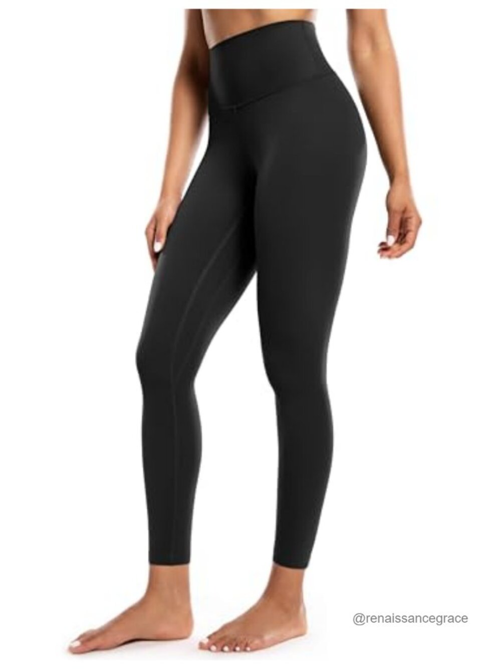 High-Waisted Yoga Leggings Polyamide Lycra 4-Way Stretch Workout Pants